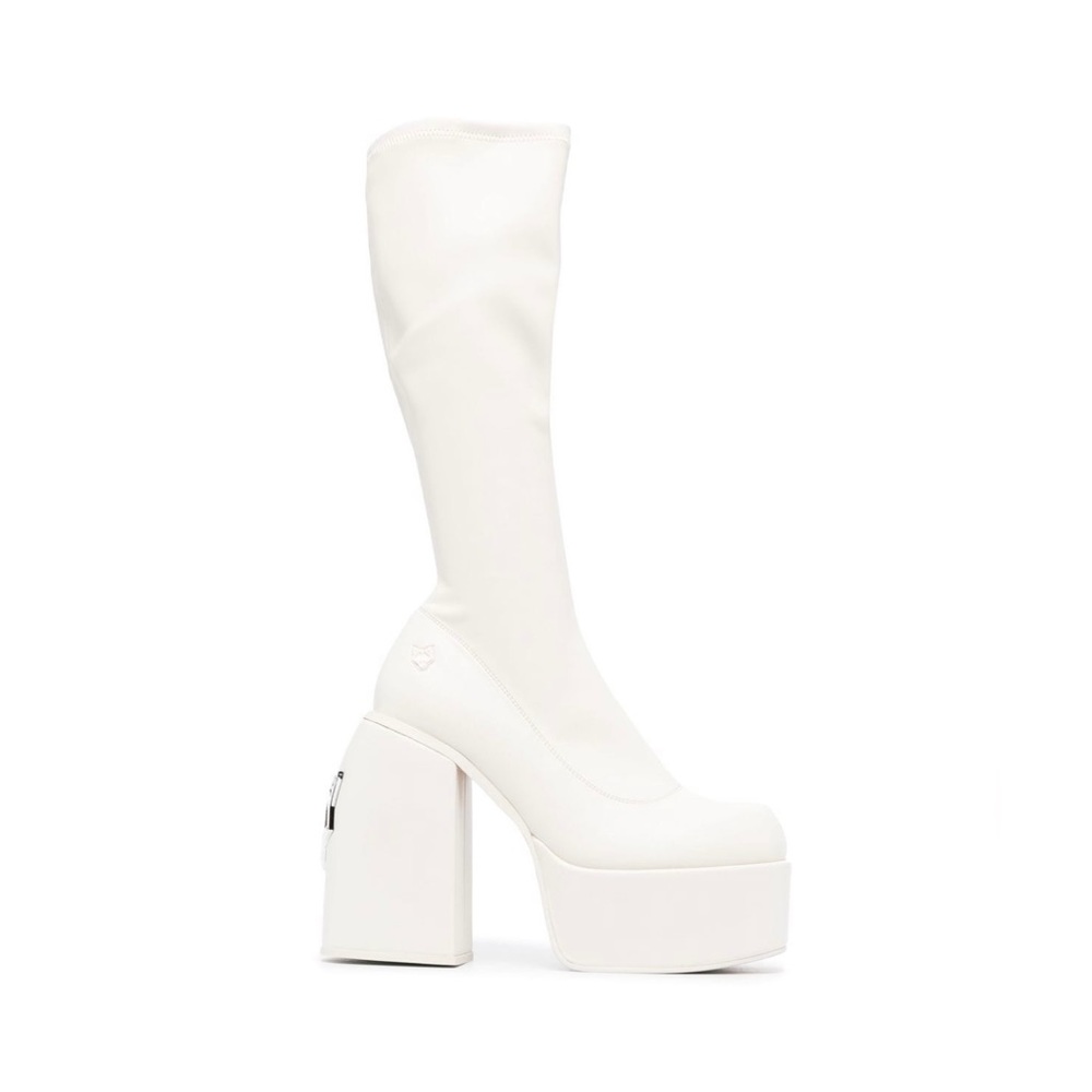 Naked Wolfe white boots. NEWS NEVER USED IN BOX W TAGS